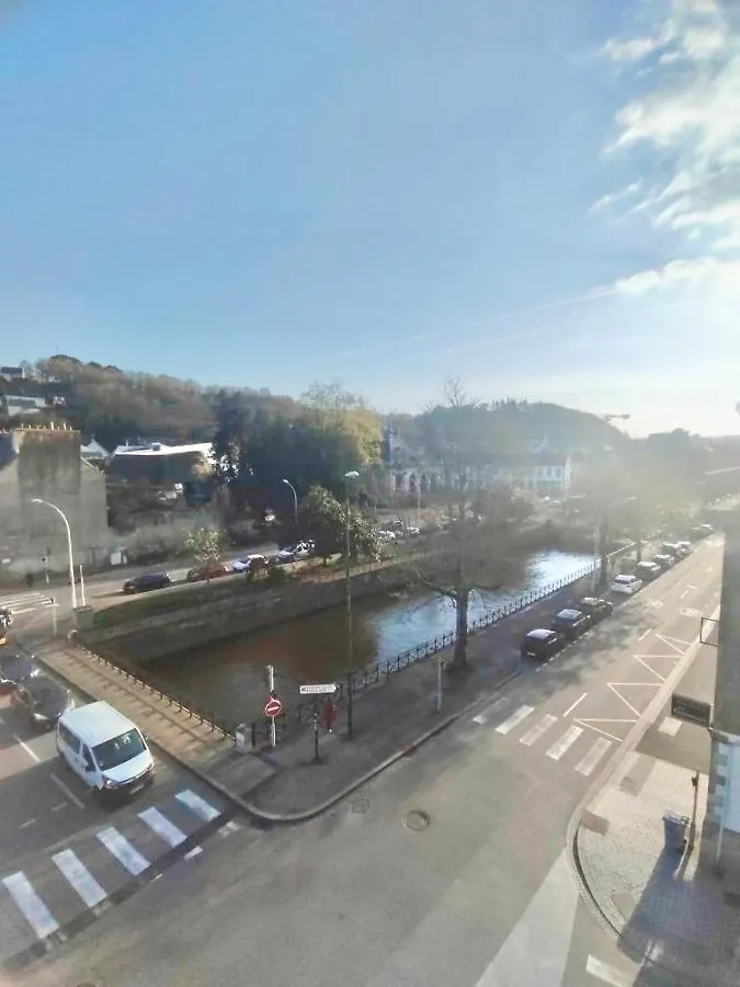 L'Aristide - Entre Gare Et Centre Ville - Vue Sur Les Quais Quimper Appartement